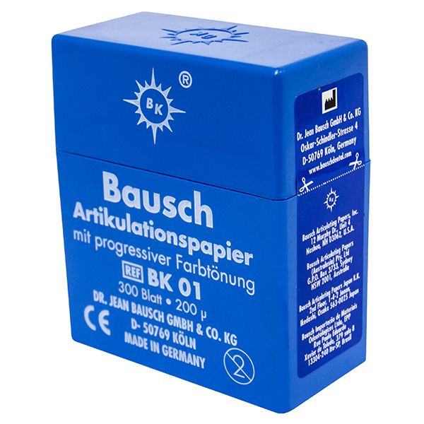 Bausch Articulating Paper Blue 200µ (300)