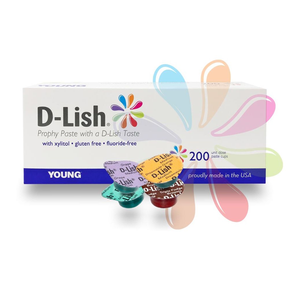 DLish Prophy Paste Fluoride Free Triple Fudge