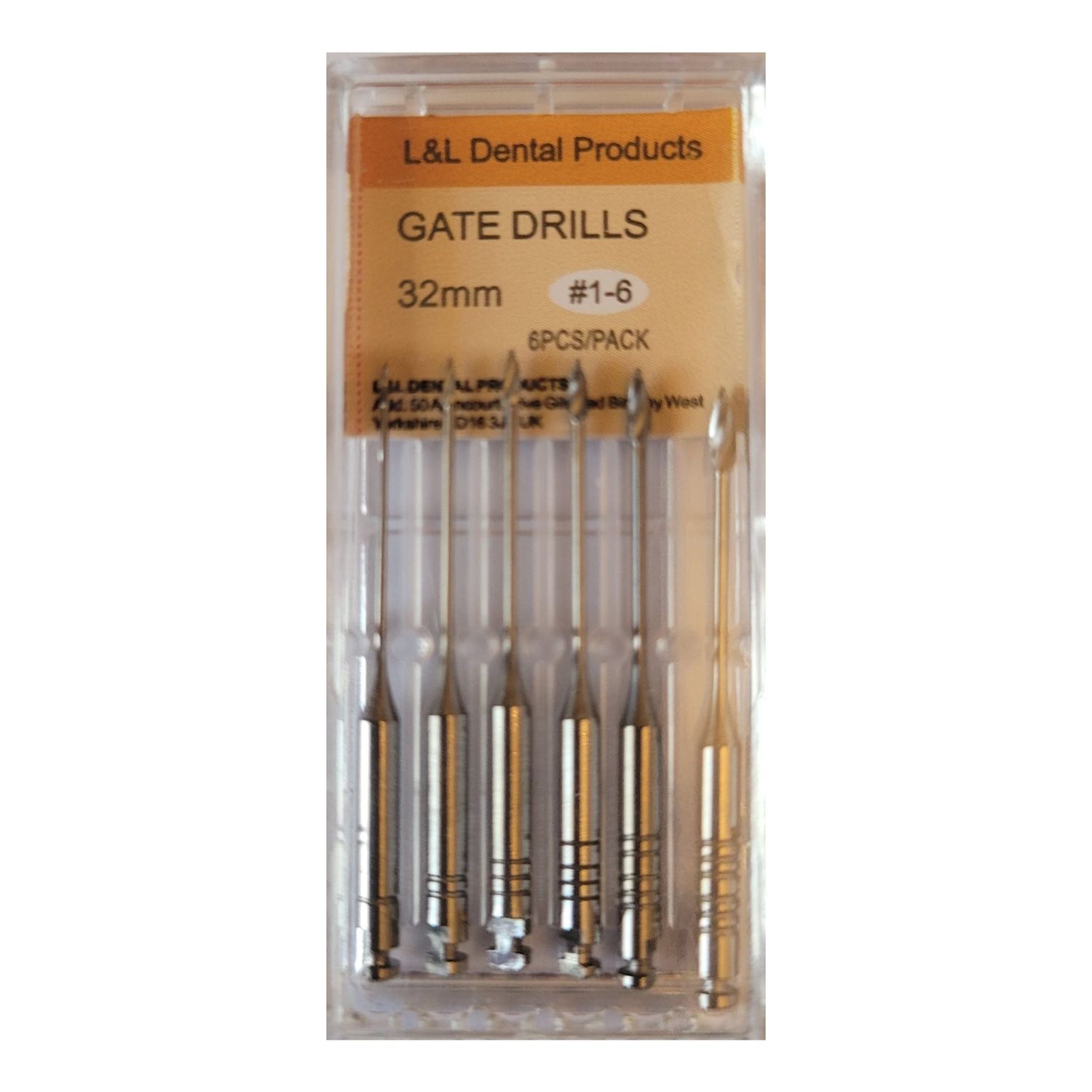 Gates Glidden Drills 28mm Assorted Sizes 16 (6)