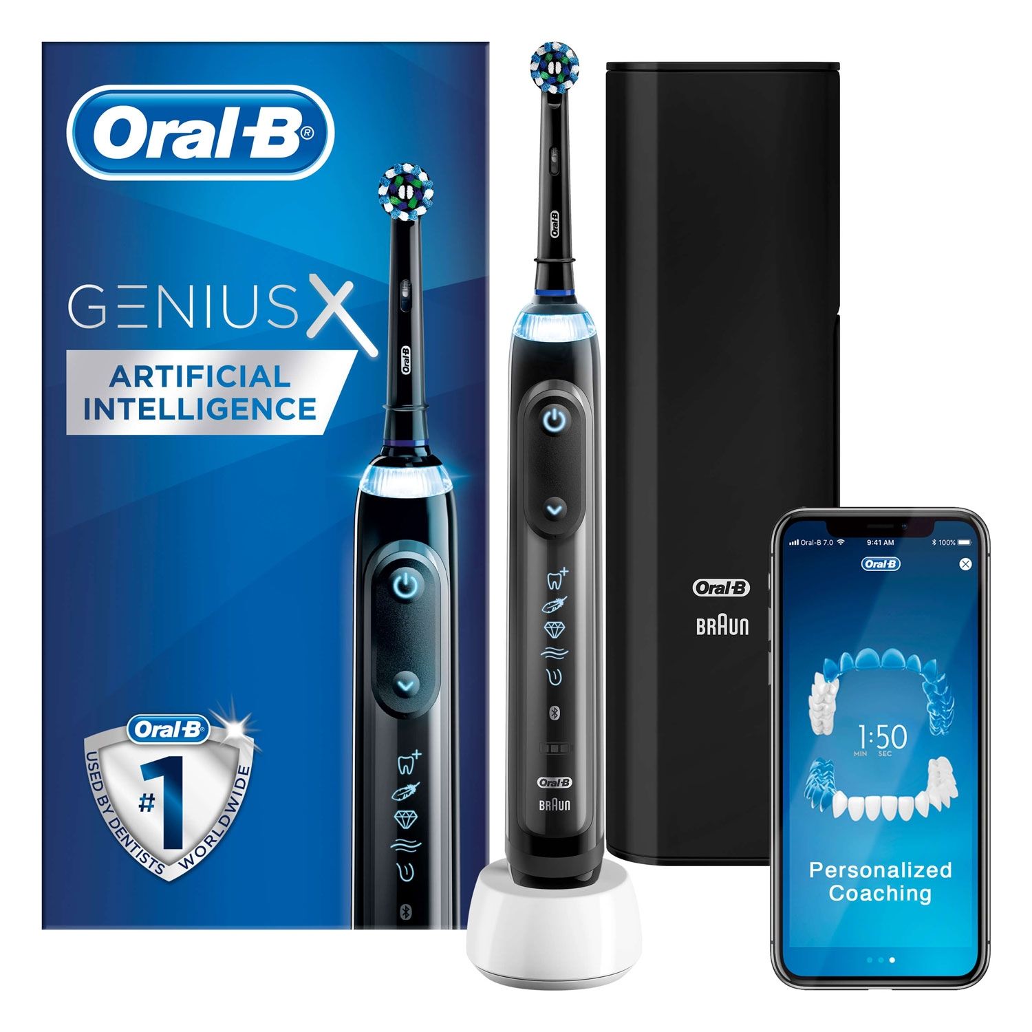 leveren Natuur Mobiliseren Oral-B GENIUS X Electric Toothbrush - Black